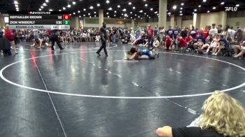 132 lbs Round 3 (6 Team) - Zion Wimberly, Elevation WC vs Keithallen Brown, Team Arkansas