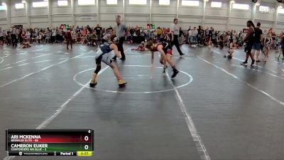 84 lbs Round 2 (8 Team) - Ari McKenna, Brawler Elite vs Cameron Euker, Contenders WA Blue