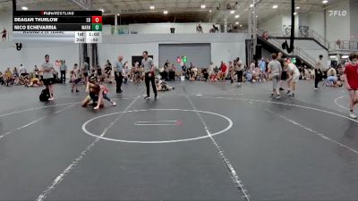 84 lbs Round 2 (4 Team) - Deagan Thurlow, Smitty`s Barn vs Nico Echevarria, Warhawks