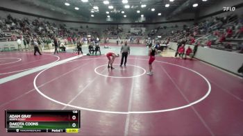 138 lbs Champ. Round 1 - Dakota Coons, Princeton vs Adam Gray, North Posey