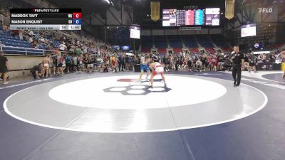 100 lbs Cons. Rd Of 64 - Maddox Taft, WA vs Mason Enquist, CO