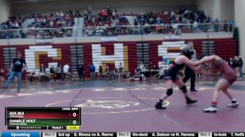 100 lbs Cons. Semi - Daniele Holt, Canyon Ridge vs Ava Bui, Centennial