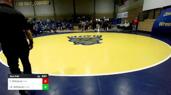 288 lbs 5th Place - Tatum Williams, Fruita Monument (CO) vs Kaydon Williams, Corner Canyon (UT)
