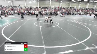 61 lbs Consi Of 4 - Xander Marquez, Monte Vista Takedown Club vs Adrik Abeyta, Antonito YW