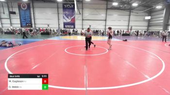 120 lbs Round Of 64 - Matteo Eagleson, NJ vs Olli Webb, GA