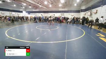 175 lbs Champ. Round 2 - Aram Garnick, Royal vs Kohen Riley, Flathead (Kalispell)