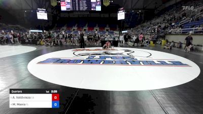 125 lbs Quarters - Alejandra Valdiviezo, CA vs Mary Manis, FL