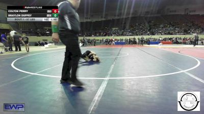 68 lbs 3rd Place - Ryker Byrd, Prodigy Elite Wrestling vs Sutton Hawley, Sand Springs Jr High