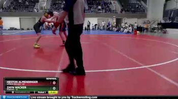 215 lbs Semis (4 Team) - Zayn Wacker, Perham vs Heston Almendinger, LPGE/B Wolves