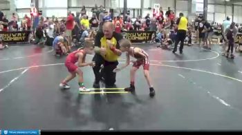 46 lbs Round 2 (4 Team) - Eli Veldman, Midwest Xtreme Wrestling vs Xavior Turner, Ares