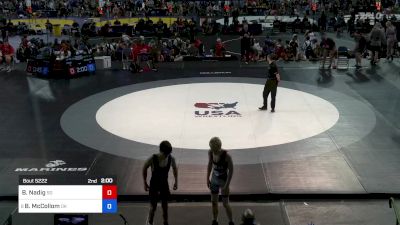 126 lbs Rnd Of 128 - Benjamin Nadig, SD vs Brooks McCollom, OK