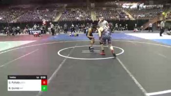 144 lbs Consolation - Gabriel Pyhala, Team Aggression vs Benjamin Quiroz, Bay Area Dragons