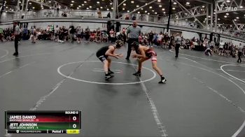 88 lbs Round 6 (8 Team) - Jett Johnson, Team Gotcha White vs James Danko, Backyard Brawler