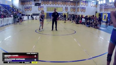 123 lbs Cons. Round 3 - Brenda Games, Fivay HS vs Donavanne Hofmann, Silverbacks