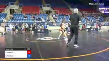 132 lbs Round Of 128 - Ethan Freund, Washington vs Elijah Paulson, Minnesota