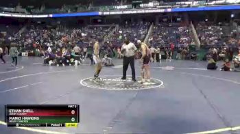 1 lbs Quarterfinal - Mario Hawkins, Neuse Charter vs Ethan Shell, Avery County