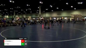 182 lbs Placement Matches (16 Team) - Hunter Tate, Alpha Wrestling vs Aiden Madden, PAL Tropics