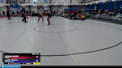 143 lbs 7th Place Match - Lanie Cecala, Augustana (IL) vs Svanna Berry, Eureka