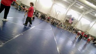 77 lbs Quarterfinal - Frankie Pratt, Salt Flats Wrestling Club vs Mia Mackintosh, AVIATOR WRESTLING ACADEMY