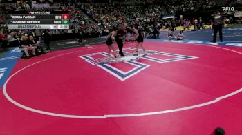 G105-4A Quarterfinal - Jasmine Brewer, Woodland Park Girls vs Emma Faczak, Bennett Girls