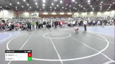 43 lbs Round Of 16 - Bentley Coberly, Lebanon Mat Club vs Elias Avina, Elk Grove Wr Ac