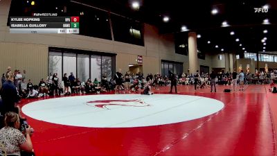 130 lbs Round 2 (4 Team) - Isabella Guillory, BRAWL Pink vs Kylee Hopkins, RPA Blockbusters