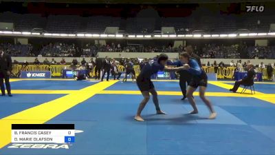 BERNADETTE FRANCIS CASEY vs DANIELLE MARIE OLAFSON 2022 World IBJJF Jiu-Jitsu No-Gi Championship