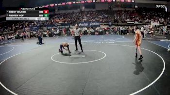 D 1 113 lbs Cons. Round 1 - Andrew Hof, Hahnville vs Brody Wilson, Terrebonne