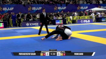 Pierre David vs Piotr Krzysztof Szalus 2026 European Jiu-Jitsu IBJJF Championship