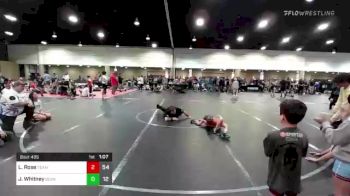 56 lbs 3rd Place - Lucy Rose, Team Alpha Miami vs Jude Whitney, Olympia Select