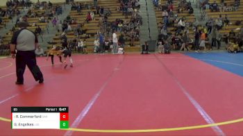 65 lbs Quarterfinal - Russell Commerford, Summit Wrestling Academy vs Gibson Engelkes, Legends Of Gold