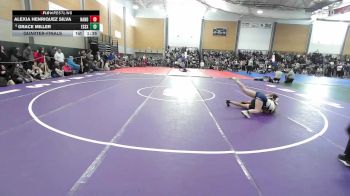 107 lbs Quarterfinal - Alexia Henriquez Silva, North Andover vs Grace Miller, Essex
