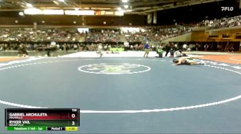150 lbs Champ. Round 2 - Gabriel Archuleta, Pocatello vs Ryker Vail, Bonneville