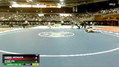 150 lbs Champ. Round 2 - Gabriel Archuleta, Pocatello vs Ryker Vail, Bonneville