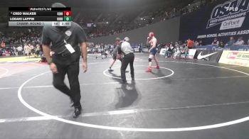 2A/1A Boys 215 Champ. Round 1 - Lodaki Lappin, Oakridge Boys vs Creo Walker, Kennedy Boys