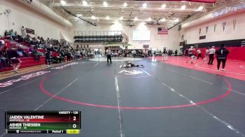 126 lbs 3rd Place Match - Asher Thiessen, Durango vs Jaiden Valentine, Northfield