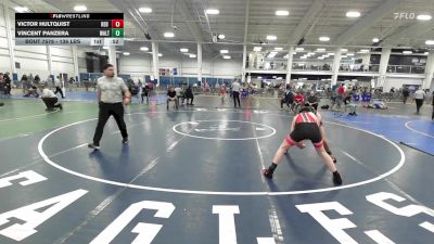 136 lbs Consi Of 8 #2 - Victor Hultquist, Red Roots WC vs Vincent Panzera, Waltham