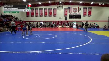 125 lbs Cons. Round 3 - Seth Grow, Utah Tech University vs Michael Manzano, Moorpark CCC