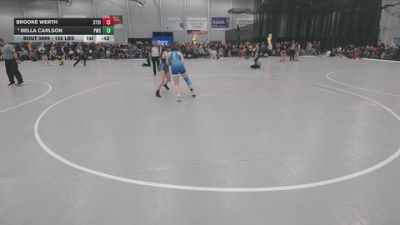 155 lbs Cons. Quarters - Brooke Werth, Stoic vs Bella Carlson, Pinnacle Wrestling School