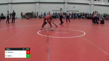 195 lbs Consolation - Marlen Wilson, VA vs Samuel Oaks, OH