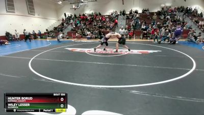 215 lbs Cons. Round 2 - Wiley Lesser, Glenrock vs Hunter Borud, Natrona County