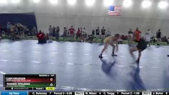 116 lbs Cons. Round 5 - Tanner Spalding, La Salle High School vs Liam Krueger, Fight Barn Wrestling Club