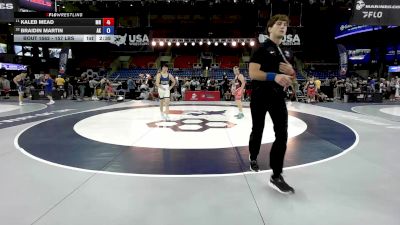 157 lbs Champ. Rd Of 32 - Kaleb Mead, MN vs Braidin Martin, AK