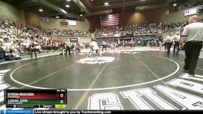 2A 190 lbs Semifinal - Kyron Bracken, Enterprise vs Logan Judd, North Summit