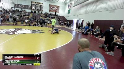 71 lbs 1st Place Match - Bradley Haithcox, SelahFlo vs Preston Piper, Spokane Wrestling