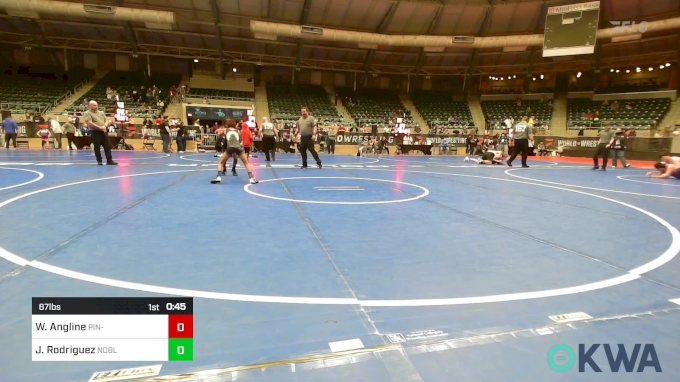 67 Lbs Final - William Angline, Pin-king All Stars Vs Jett Rodriguez 