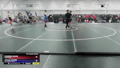 106 lbs Placement Matches (16 Team) - Camden Rugg, Wisconsin vs Ethan Busby, California Blue