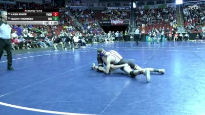 3A-132 lbs Cons. Round 2 - Isaiah Thomsen, Indianola vs Kash Kiner, Valley, West Des Moines