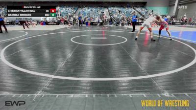 145 lbs Semifinal - Cristian Villarreal, The Snake Pit Wrestling vs Gabrian Bridges, Unattached