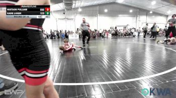 46 lbs Round Of 16 - Watson Pulliam, Broken Arrow Wrestling Club vs Kade Luker, Fort Gibson Youth Wrestling